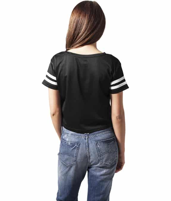 Ladies Mesh Short Tee black-white 2